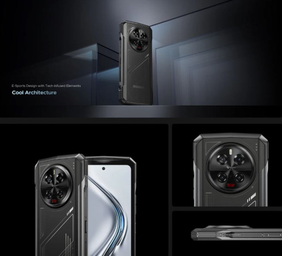 Смартфон Doogee V40 5G 12/512Gb Midnight Red